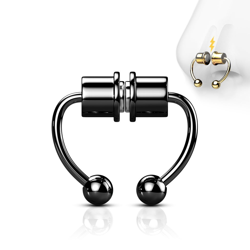 Magnetic bull nose ring deals