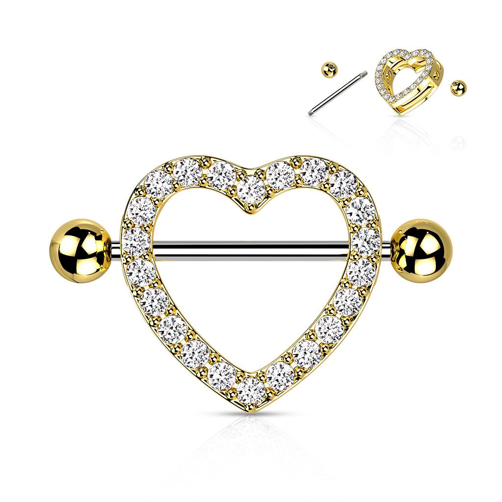 Gold nipple shield sale